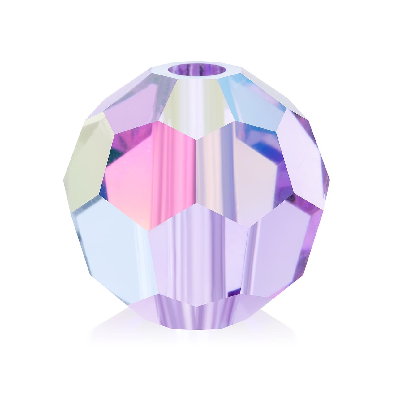 John Bead Preciosa 4mm Czech Crystal Glass Faceted Round Beads, 40ct.